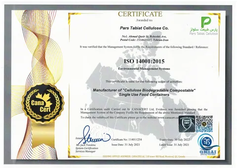ISO 14001:2015 çevre yönetim sistemi belgesi