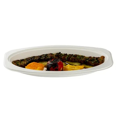 36 cm Derin Oval Tabak, farklı açıdan görünüm
