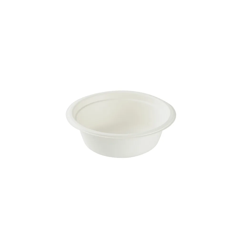 350 ml/12 oz Kase, şeker kamışı küspesinden (bagas) üretilmiş tek kullanımlık kap