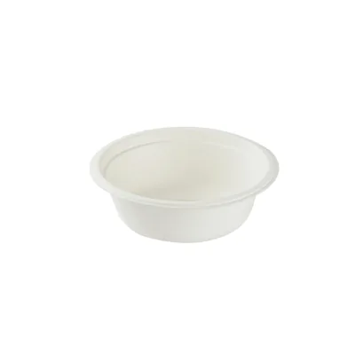 500 ml/17 oz Kase, şeker kamışı küspesinden (bagas) üretilmiş tek kullanımlık kap